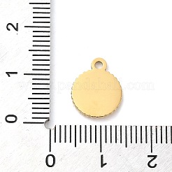 304 Edelstahl Anhänger Strass Fassungen&nbsp;STAS-K263-35G
