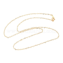 Латунные ожерелья-цепочки в форме сердца для женщин NJEW-Z068-03G-01