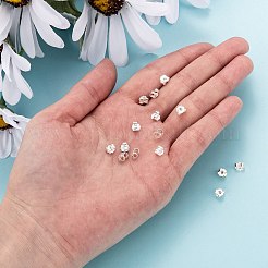 925 фрикционная ушная гайка из стерлингового серебра&nbsp;STER-L063-09S