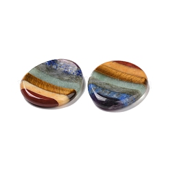 7 овальный камень для большого пальца чакры для лечения беспокойства G-G864-20