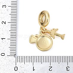 Покрытие стойки латунная эмаль европейские подвески KK-P287-12G