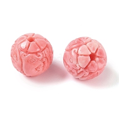 Резные бусины из синтетических ракушек SHEL-H005-34