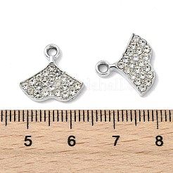 Legierung Kristall Strass Anhänger&nbsp;ALRI-T012-04B-P