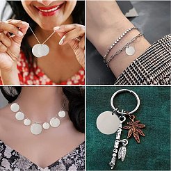 304 нержавеющая сталь штамповка пустые бирки брелоки&nbsp;STAS-CJ0002-01