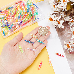 220шт 11 цвета непрозрачные акриловые подвески SACR-AR0001-11