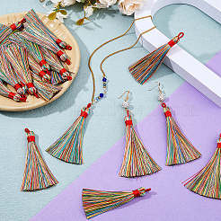 30 шт. Полиэстер кисточка большие подвесные украшения FIND-FH0010-73