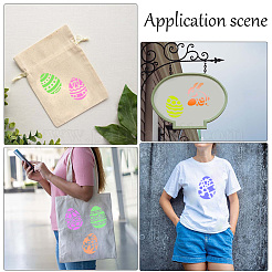 Пасхальный питомец пластиковый выдолбленный рисунок трафареты для рисования шаблоны&nbsp;DIY-WH0349-107