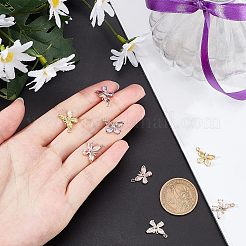 12шт 6 цвета стеклянные подвески&nbsp;GLAA-NB0001-29