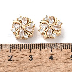 Messing-Pavé-Zirkonia-Mehrstrang-Glieder&nbsp;KK-B172-12G-01