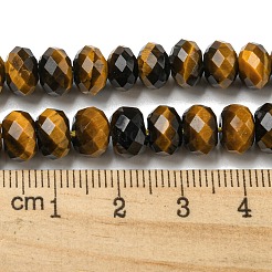 Fili di perline di occhio di tigre naturale&nbsp;G-K351-B08-03