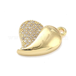 Pendentifs avec zircon cubiques à micro-pavés en laiton&nbsp;KK-C254-05B-G