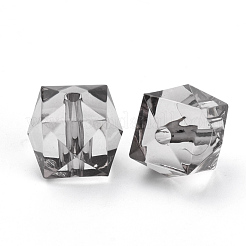 Прозрачные акриловые бусины&nbsp;X-TACR-Q259-10mm-V70