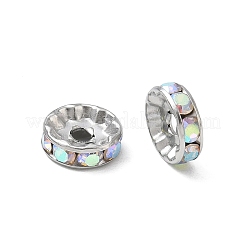 Perline distanziatrici in strass in acciaio inossidabile 304&nbsp;RB-CBA18B7-01P-18