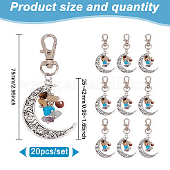 Подвески из сплава HJEW-GO00023