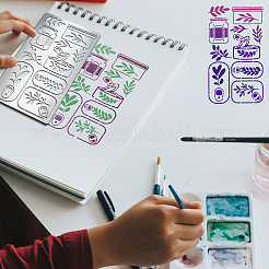 Трафареты для резки металла в стиле ретро из нержавеющей стали DIY-WH0242-276