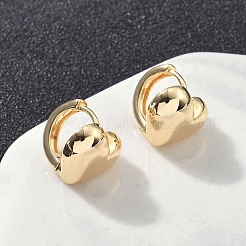 Латунные серьги обруча EJEW-D320-18G