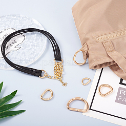 54 шт. 9 стиля железных D-образных колец IFIN-BT0001-10