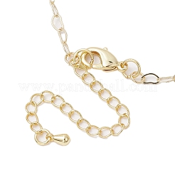 Ожерелья из латуни и нержавеющей стали 304 NJEW-JN04877