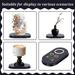 Овальные деревянные подставки для демонстрации шасси&nbsp;ODIS-WH0025-274B