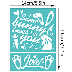 Самоклеящийся трафарет для шелкографии DIY-WH0337-092