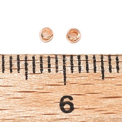 Зажимные бусины из латуни&nbsp;KK-S509-01RG-01