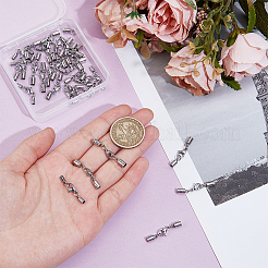 18 шт. 3 стиля карабинов из нержавеющей стали&nbsp;STAS-PH0006-85A