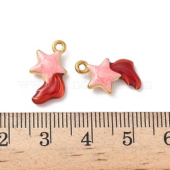 Подвески из нержавеющей стали 304 с эмалью&nbsp;STAS-I351-22G-06