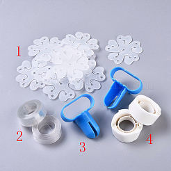 Набор декоративных полосок из пластиковых шаров&nbsp;DIY-CJ0003-01