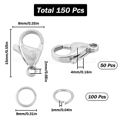 50 шт. карабины из нержавеющей стали 304 STAS-SC0007-09