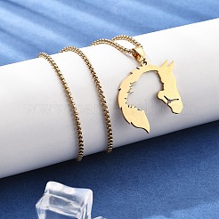 201 подвеска из нержавеющей стали для женщин&nbsp;LS-NJEW-U021-07G