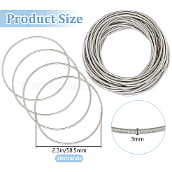 30шт пружинные браслеты&nbsp;TWIR-BBC0001-06P