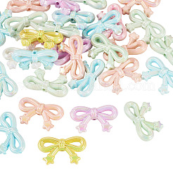 30 шт. непрозрачные акриловые бусины с УФ-покрытием OACR-TA0003-68