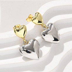 Латунные болтающиеся серьги&nbsp;EJEW-F359-08G