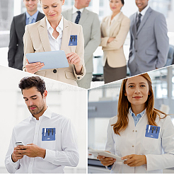 Прямоугольный карманный чехол для ручки из искусственной кожи для врача&nbsp;AJEW-WH20060-95A