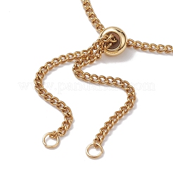 Изготовление регулируемого браслета-цепочки из нержавеющей стали 304 AJEW-JB01211