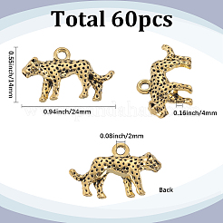 60 шт. Подвески из сплава в тибетском стиле&nbsp;FIND-SC0015-39AG