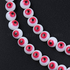 Запекание окрашенных непрозрачных стеклянных бусин DGLA-N033-04-D03