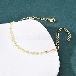 Браслеты-цепочки из латуни для женщин&nbsp;BJEW-C140-22G