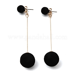 Eisen baumeln Ohrstecker&nbsp;EJEW-D355-03G-01