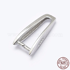 Антикоррозийное родиевое покрытие 925 серебряная подвеска STER-P034-63P