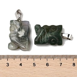 Природного индийского агата подвески&nbsp;G-B127-09P-07