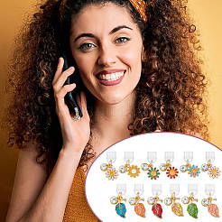 12 шт. 2 стиля пластиковых мобильных пылезащитных заглушек HJEW-OC00188