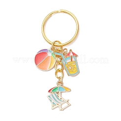 Брелки из сплава эмали&nbsp;KEYC-JKC01297-02