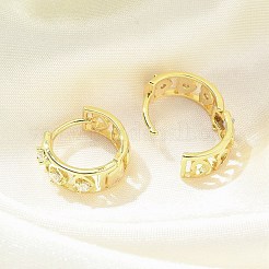 Серьги-гвоздики из циркония EJEW-C122-07G