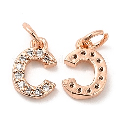 Латунь микро проложит класс Aaa кубического циркония подвески&nbsp;ZIRC-P067-11RG-C-NR