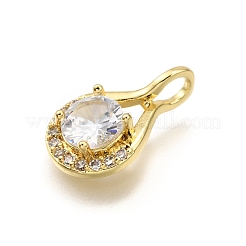 Латунные микро проложить кубического циркония подвески&nbsp;X-KK-K401-20G-01