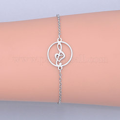 Браслеты из нержавеющей стали 201&nbsp;LS-BJEW-T011-JN503-1