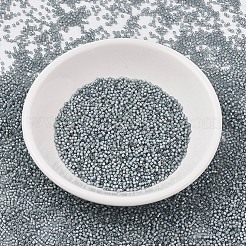 MIYUKIデリカビーズ  シリンダー  日本製シードビーズ  11/0  （db1793)ホワイトライニンググレーab  1.3x1.6mm  穴：0.8mm  約10000個/袋  50 G /袋&nbsp;SEED-X0054-DB1793
