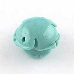 Окрашенная коралловых бусин синтетические CORA-R011-34D