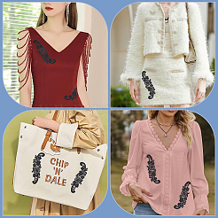 Пришиваем цветочные аппликации&nbsp;PATC-WH0005-46A